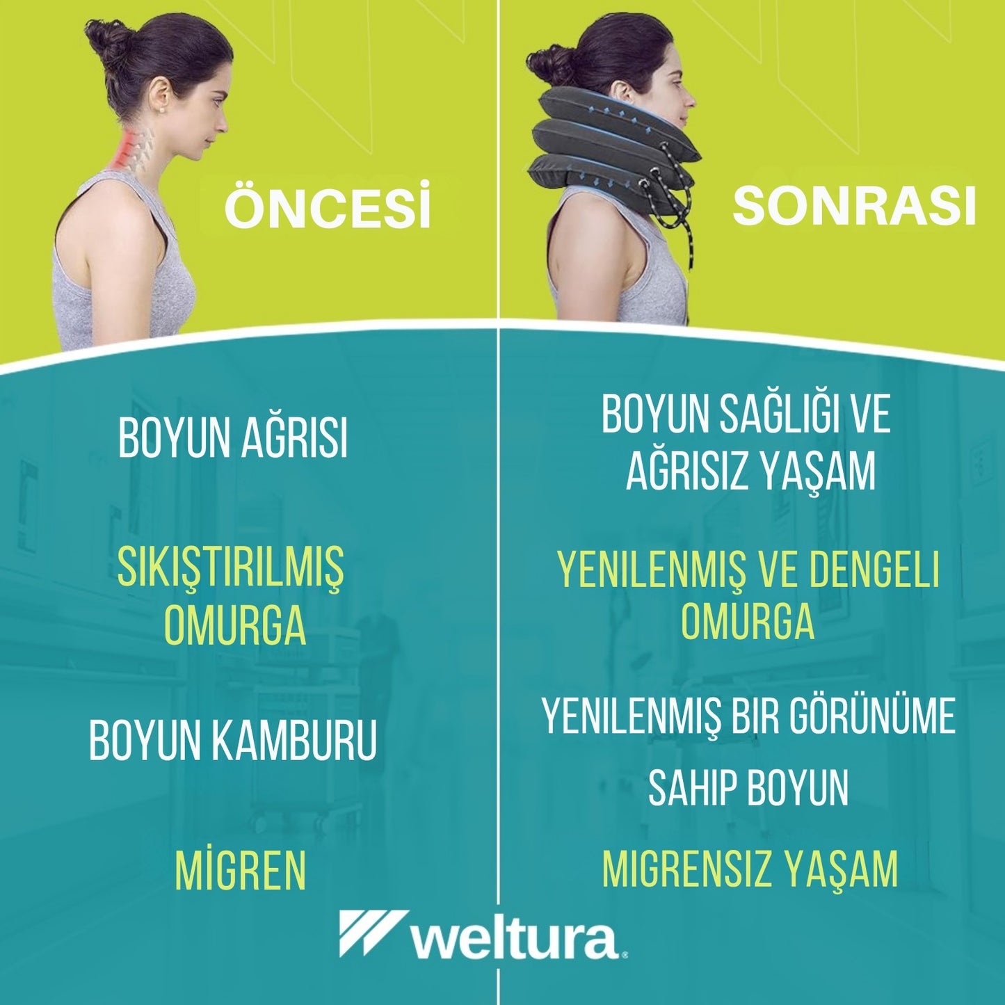 Weltura - Boyun ve omurga düzenleyici 3.0